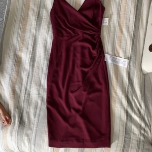 NWT - Burgundy cocktail dress From Dress the Population